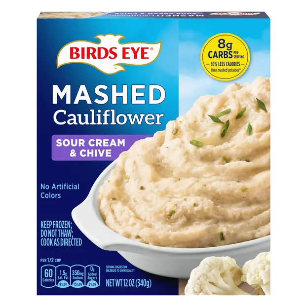 Sour Cream & Chive Mashed Cauliflower Frozen