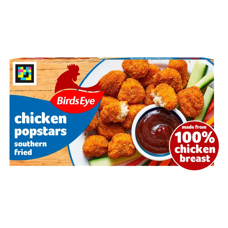 Birds Eye Southern Fried Breaded Chicken Popstars 150g