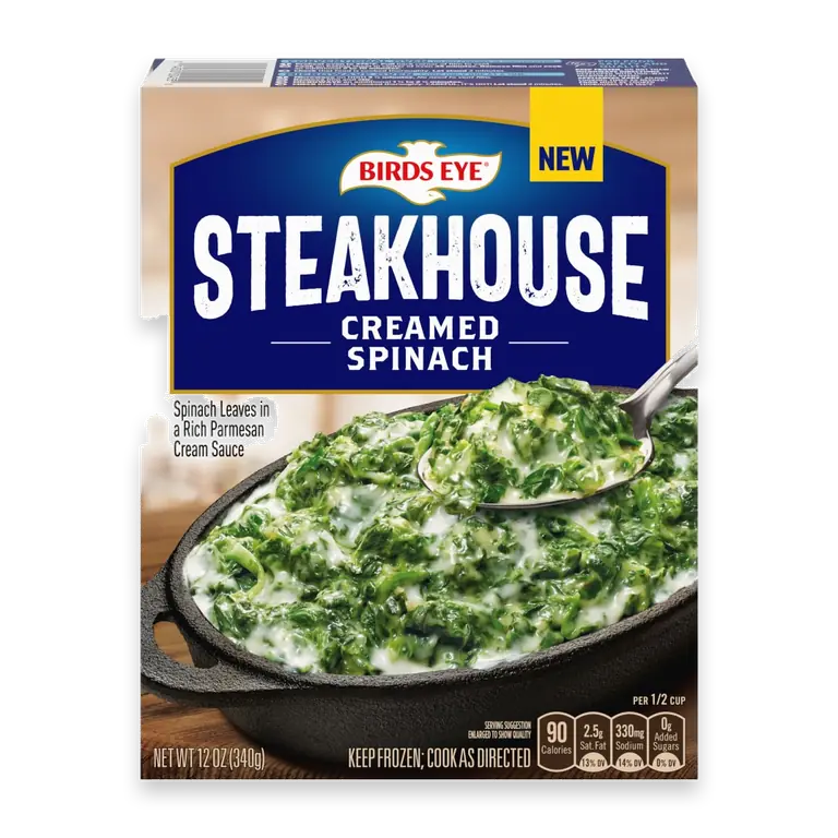 Steakhouse Creamed Spinach, Frozen Vegetables