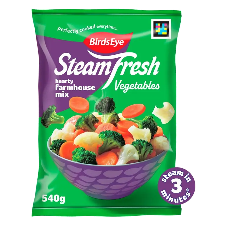 Steamfresh 4 Hearty Farmhouse Mix Steam Bags 540g