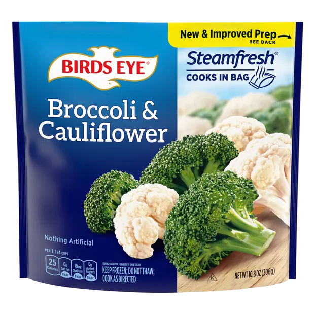 Steamfresh Broccoli & Cauliflower Frozen
