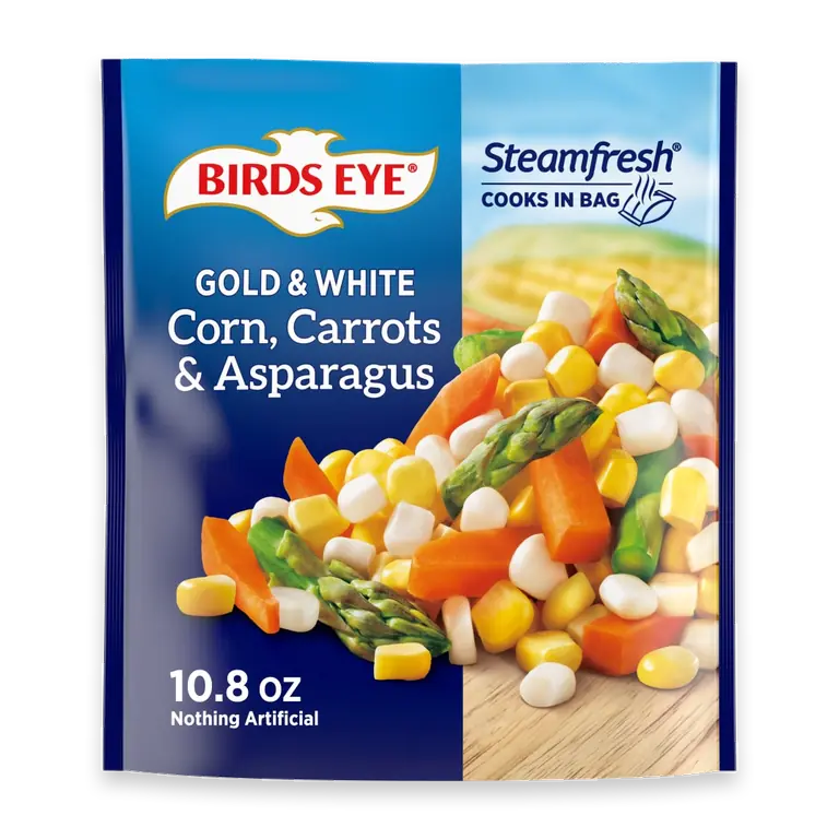 Steamfresh Corn, Carrots & Asparagus Mixed Vegetables, Frozen Vegetables