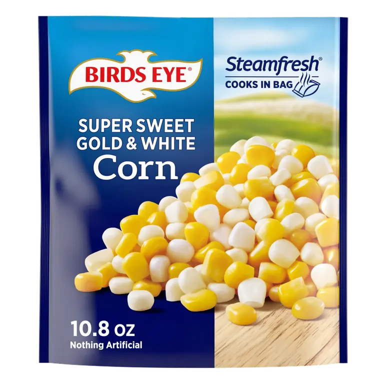 Steamfresh Gold and White Corn, Frozen Vegetable