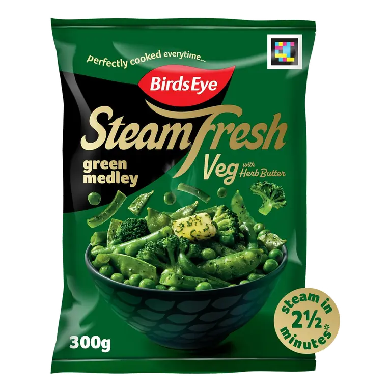 Steamfresh Green Medley Steam Bags x2 300g