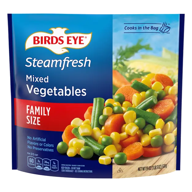 Steamfresh Mixed Vegetables Family Size Frozen