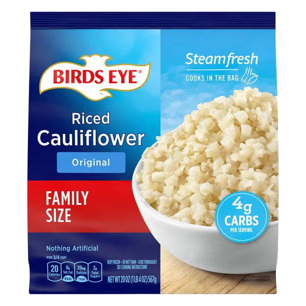 Steamfresh Original Riced Cauliflower Family Size Frozen