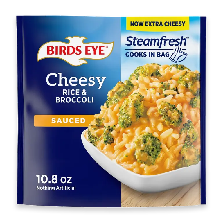 Steamfresh Rice and Broccoli Cheddar Cheese, Frozen Vegetables