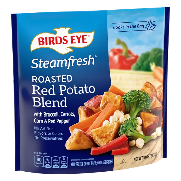 Birds Eye Steamfresh Roasted Red Potato Blend, Frozen Side, 10 oz. Bag
