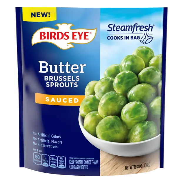 Steamfresh Sauced Butter Brussels Sprouts Frozen