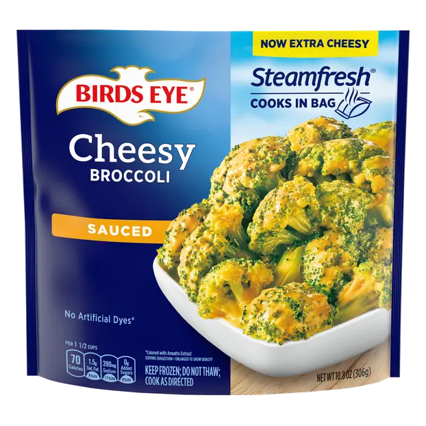 Steamfresh Sauced Cheesy Broccoli Frozen