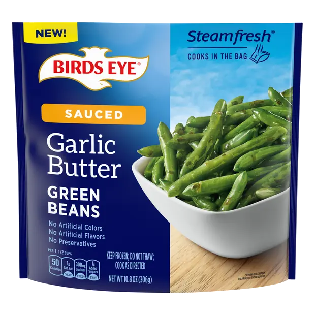 Steamfresh Sauced Garlic Butter Green Beans Frozen