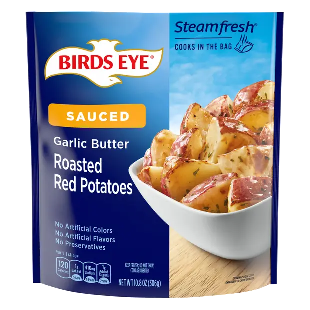 Steamfresh Sauced Garlic Butter Roasted Red Potatoes Frozen