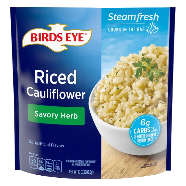 Steamfresh Savory Herb Riced Cauliflower Frozen