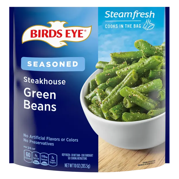 Steamfresh Seasoned Steakhouse Green Beans Frozen