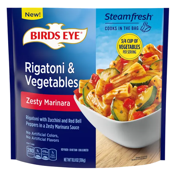 Steamfresh Zesty Marinara Rigatoni & Vegetables Frozen