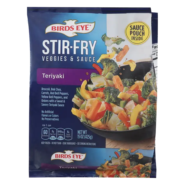 Teriyaki Stir-Fry Veggies & Sauce Frozen