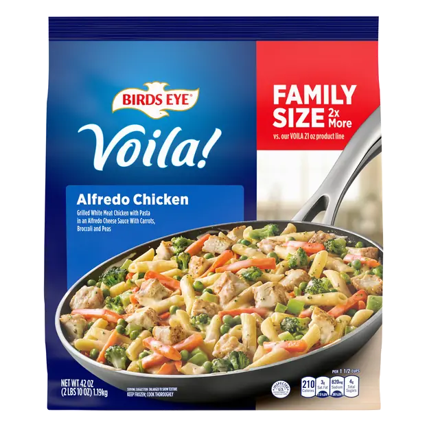 Voila! Alfredo Chicken Family Size Frozen Skillet Meal