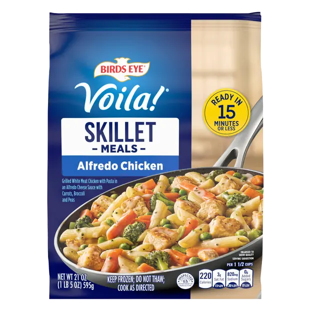 Voila! Alfredo Chicken Frozen Skillet Meal