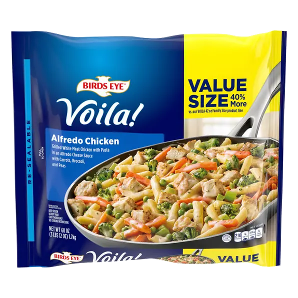 Voila! Alfredo Chicken Value Size Frozen Skillet Meal