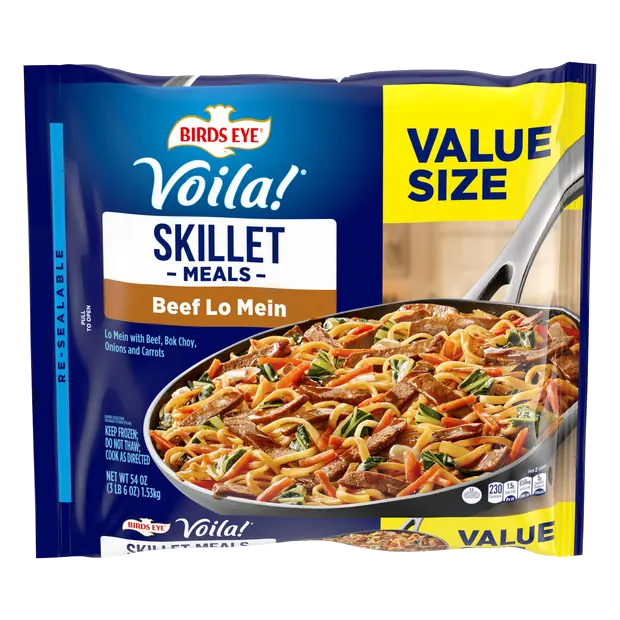 Voila! Beef Lo Mein Value Size Frozen Skillet Meal