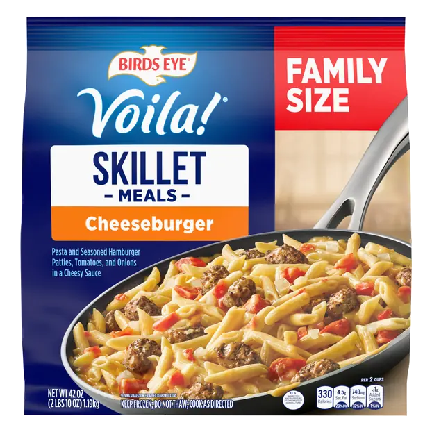 Voila! Cheeseburger Family Size Frozen Skillet Meal