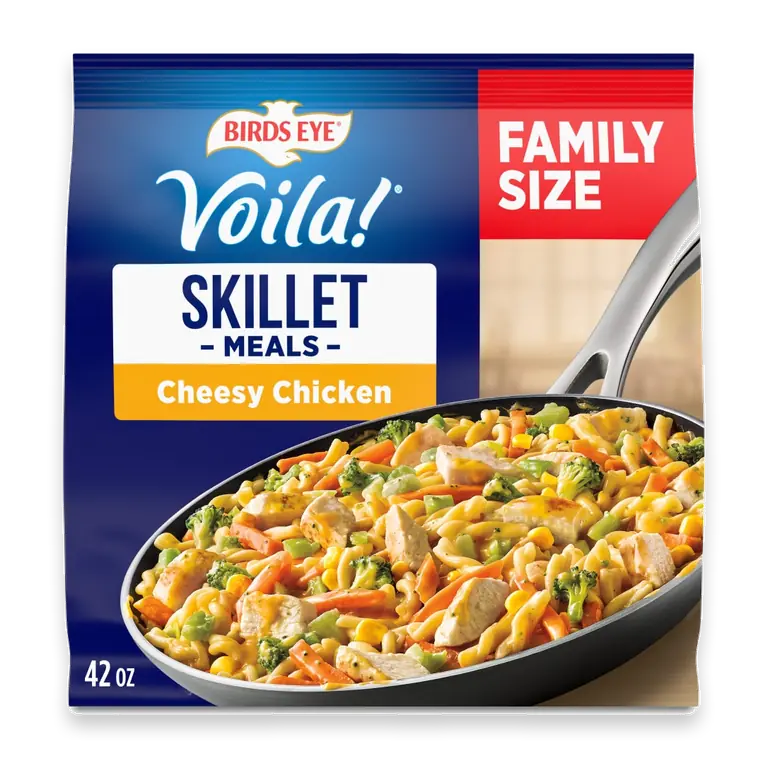 Voila! Cheesy Chicken Family Size Frozen Skillet Meal