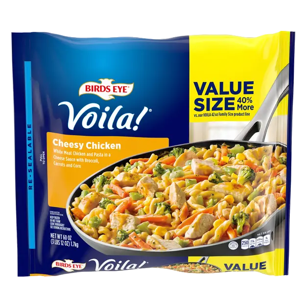 Voila! Cheesy Chicken Value Size Frozen Skillet Meal