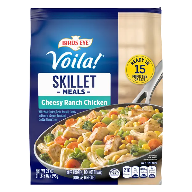Voila! Cheesy Ranch Chicken Frozen Skillet Meal