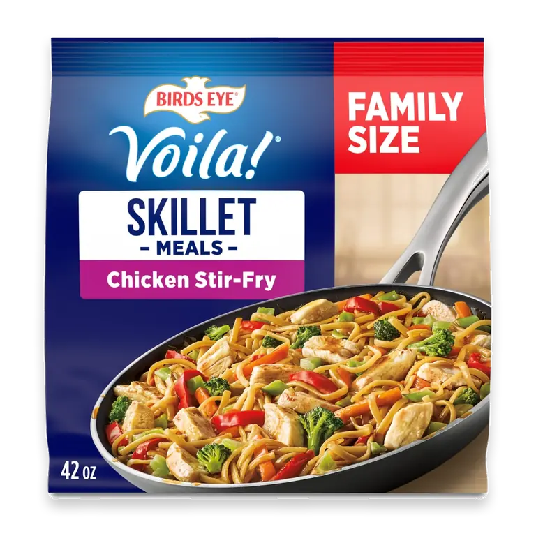 Voila! Chicken Stir Fry Family Size Frozen Skillet Meal