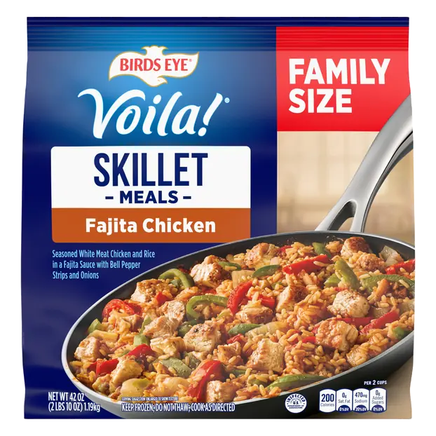 Voila! Fajita Chicken Family Size Frozen Skillet Meal