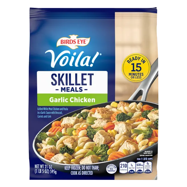Voila! Garlic Chicken Frozen Skillet Meal