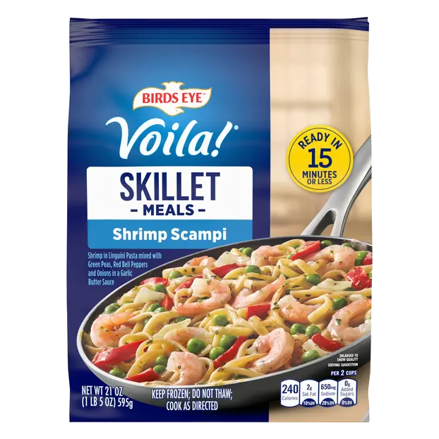 Voila! Shrimp Scampi Frozen Skillet Meal
