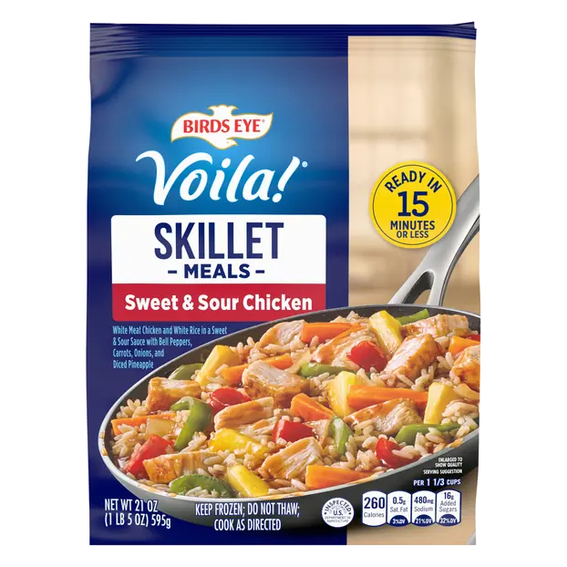 Voila! Sweet & Sour Chicken Frozen Skillet Meal