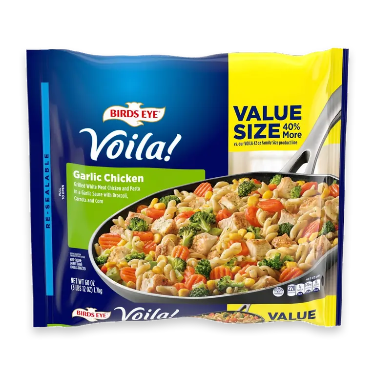 Voila! Value Size Garlic Chicken Frozen Meal