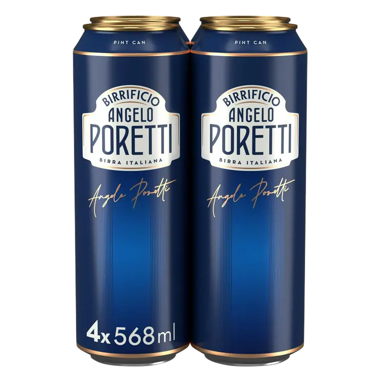 Birrificio Angelo Poretti 4 x 568ml Lager Beer Cans