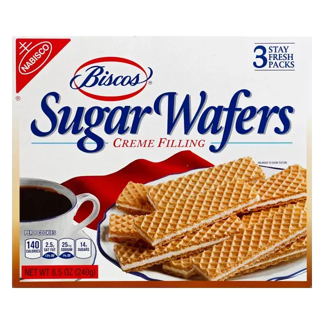 Sugar Wafers, Creme Filling