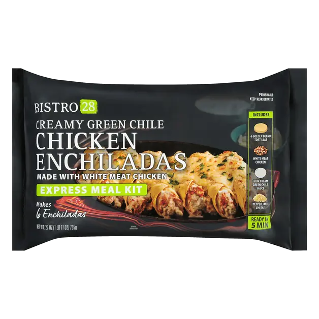 Creamy Green Chile Chicken Enchiladas Express Meal Kit