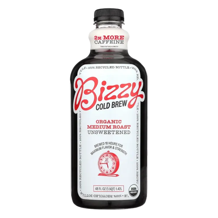 Bizzy Organic Medium Roast Cold Brew Coffee, 48 fl oz