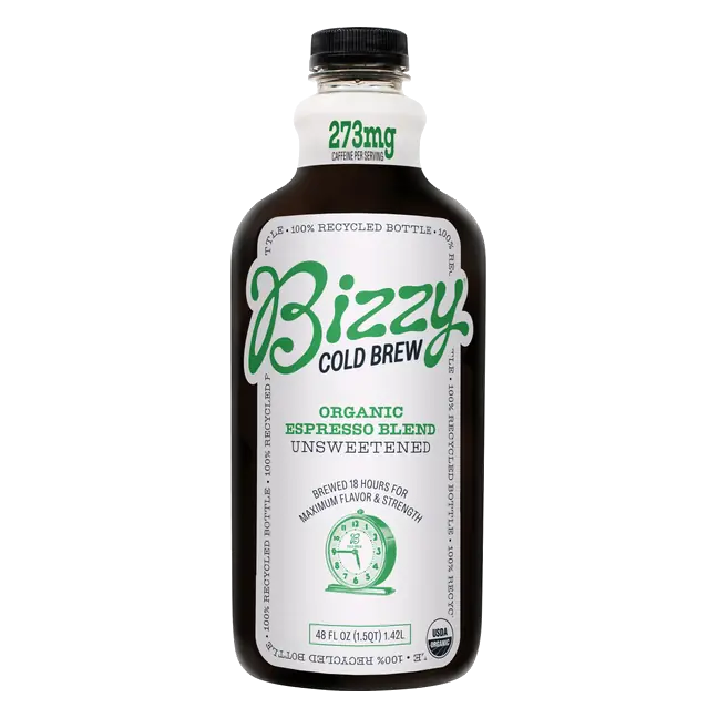 Organic Espresso Blend Unsweetened Cold Brew Coffee Refrigerated