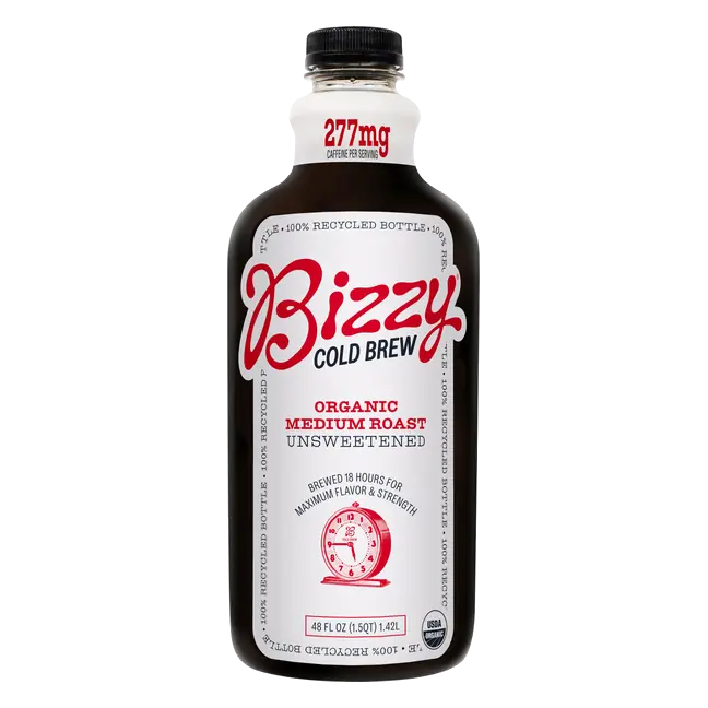 Organic Medium Roast Unsweetened Cold Brew Coffee Refrigerated