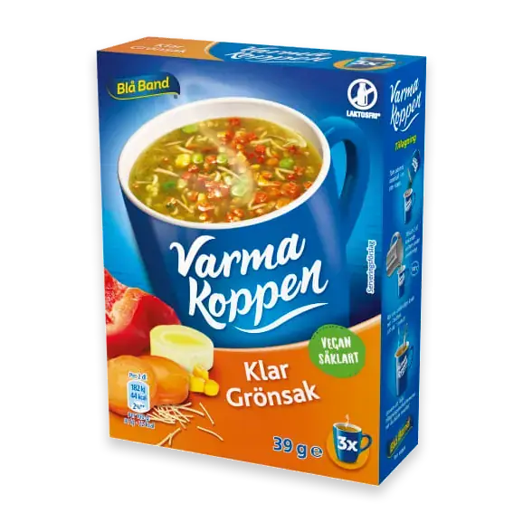 Klar Grönsak Varma Koppen Pulver/3 Port