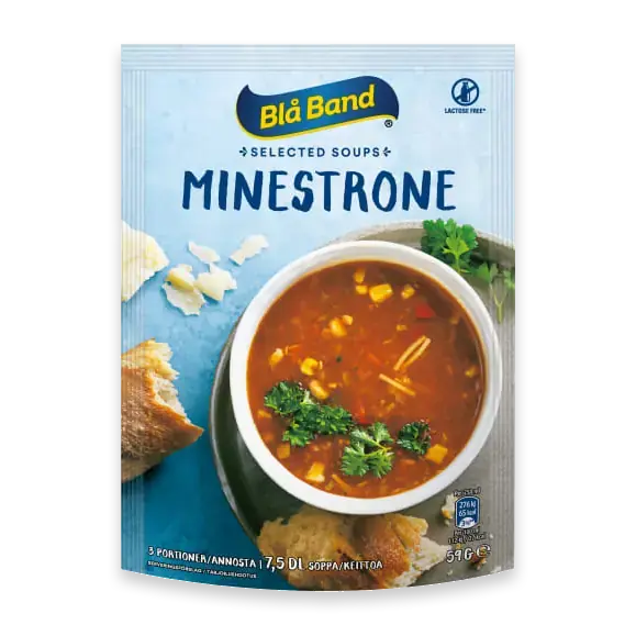 Minestrone Soppa Pulver/3 Port