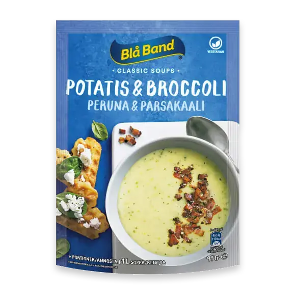 Potatis& Broccolisoppa Pulver/4 Port