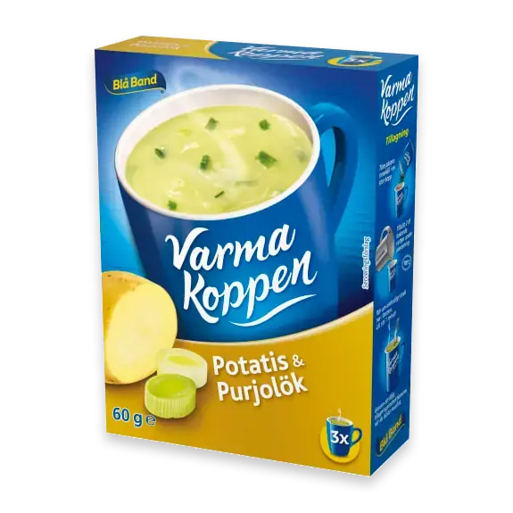Potatis&purjo Varma Koppen Pulver/3 Port