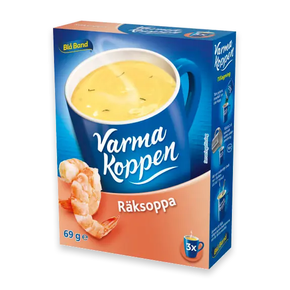 Räksoppa Varma Koppen Pulver