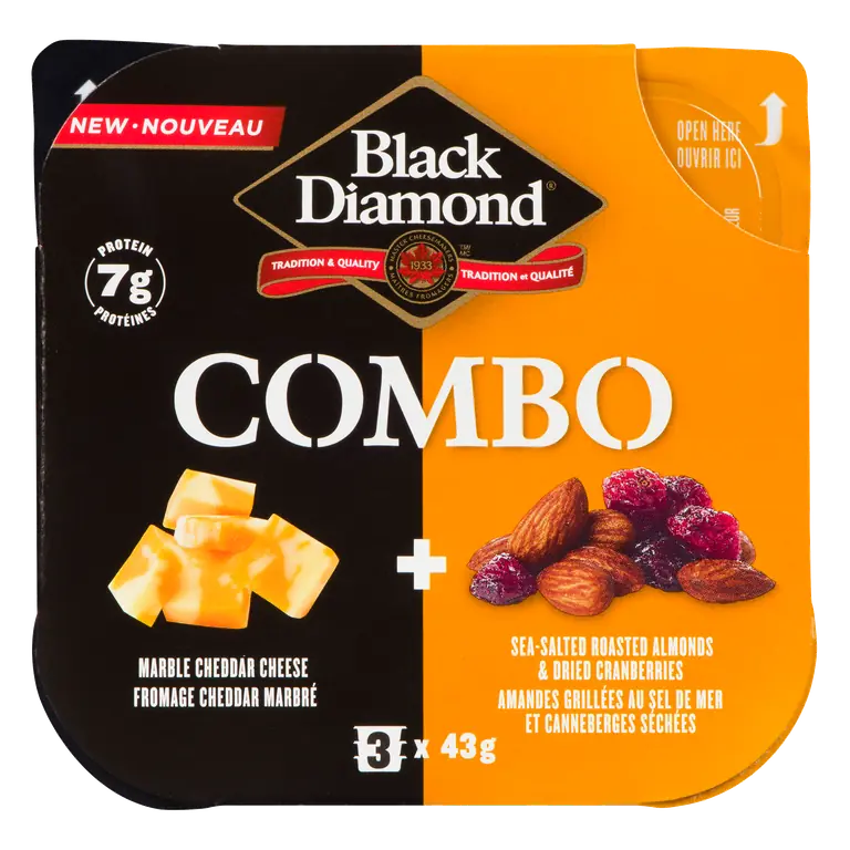 Combo Cheese Marble Almonds & Dried Cranberries 129 g