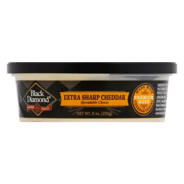 Spreadable Cheese, Extra Sharp, Cheddar