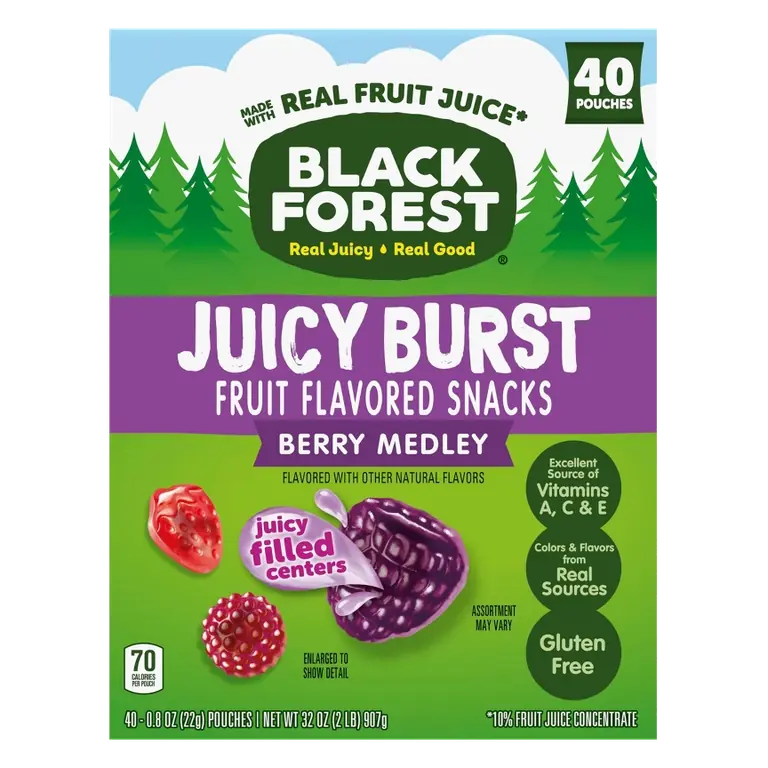 Black Forest Berry Medley Fruit Snacks, 32oz/40ct