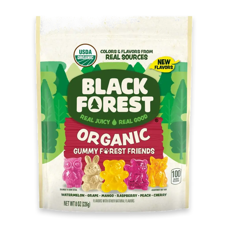 Organic Gummy Forest Friends Stand Up Bag