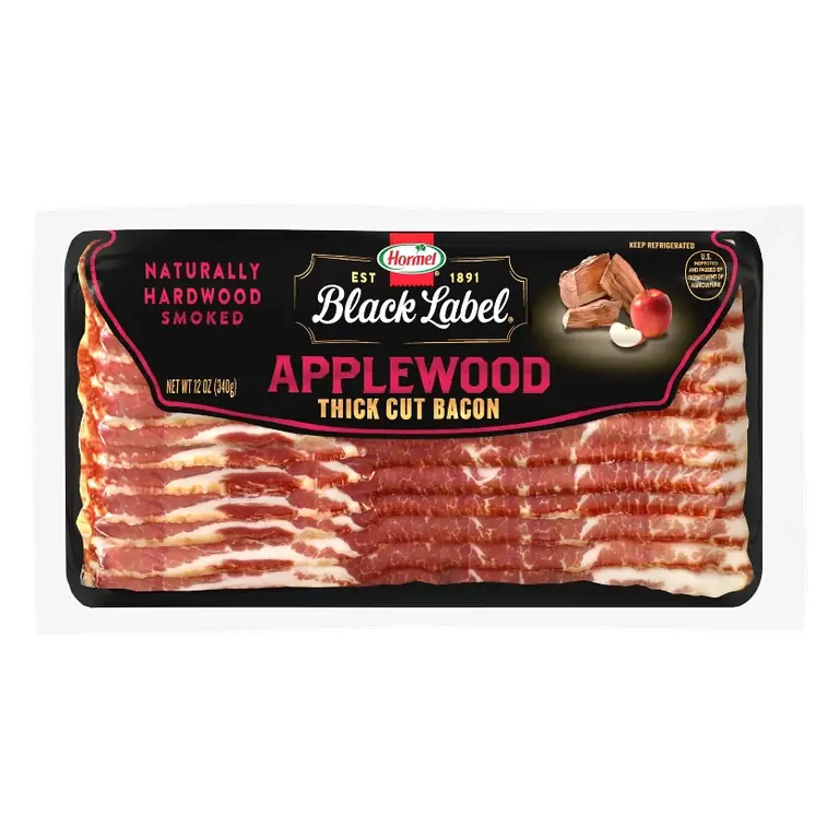 Naturally Hardwood Smoked Applewood Thick Cut Bacon